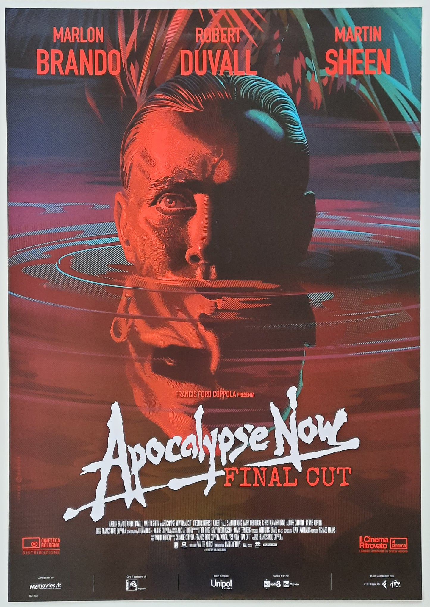 APOCALYPSE NOW - FINAL CUT R 2019 (1979) Francis Ford Coppola Marlon Brando Martin Sheen Italian 1-Sheet-Poster - ROLLED