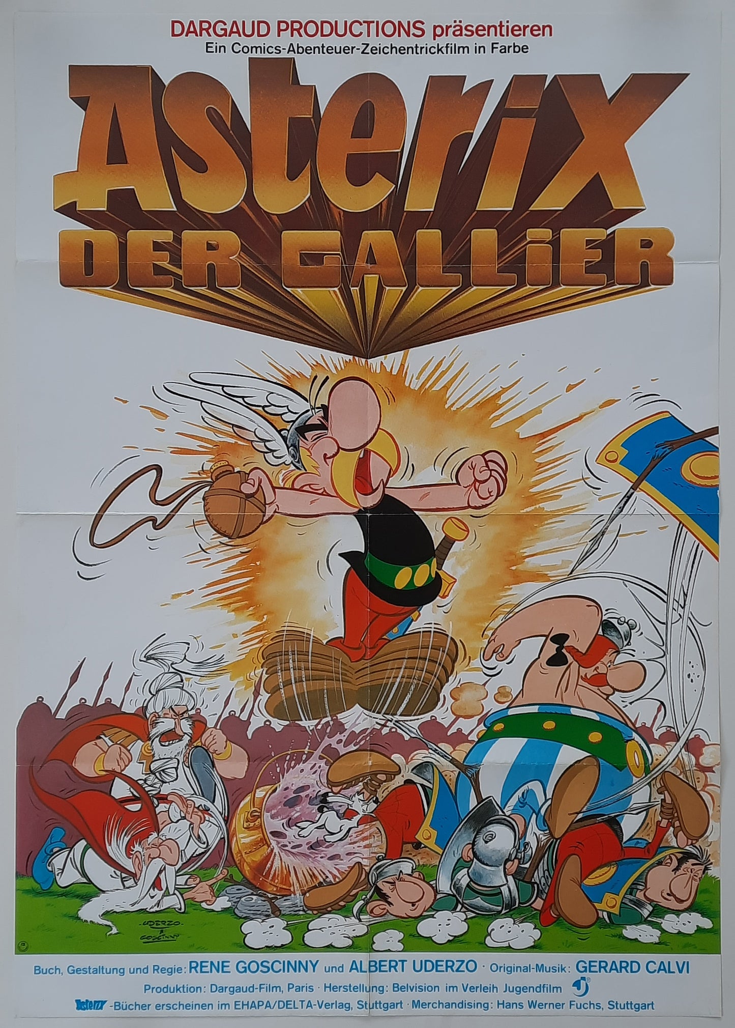 ASTERIX - THE GAUL 1967 German 1-Sheet Movie Poster