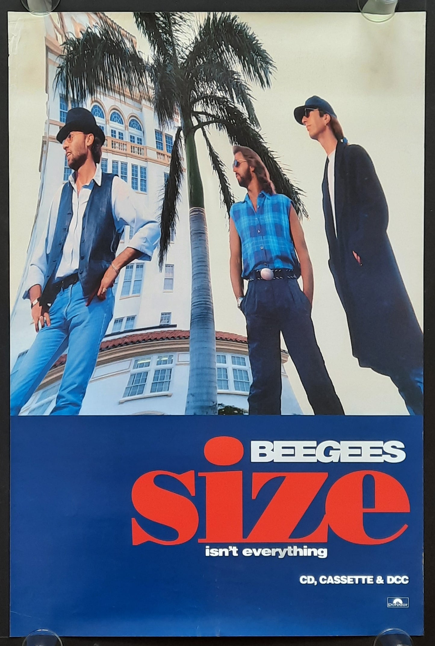 BEE GEES Original Promotion Poster - 1993 Album SIZE ISN'T EVERYTHING