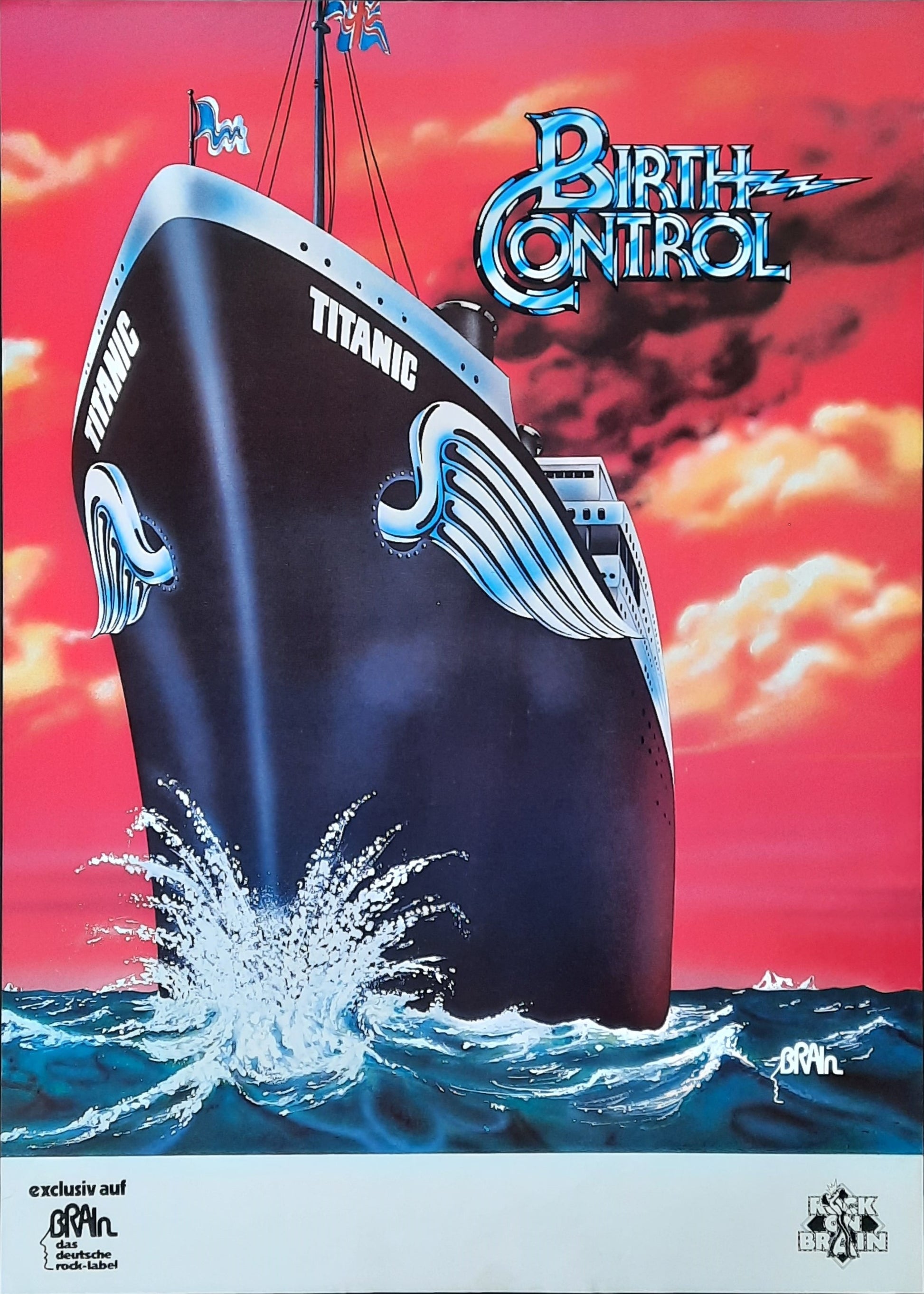 BIRTH CONTROL Original Concert Poster 1978 Germany 1