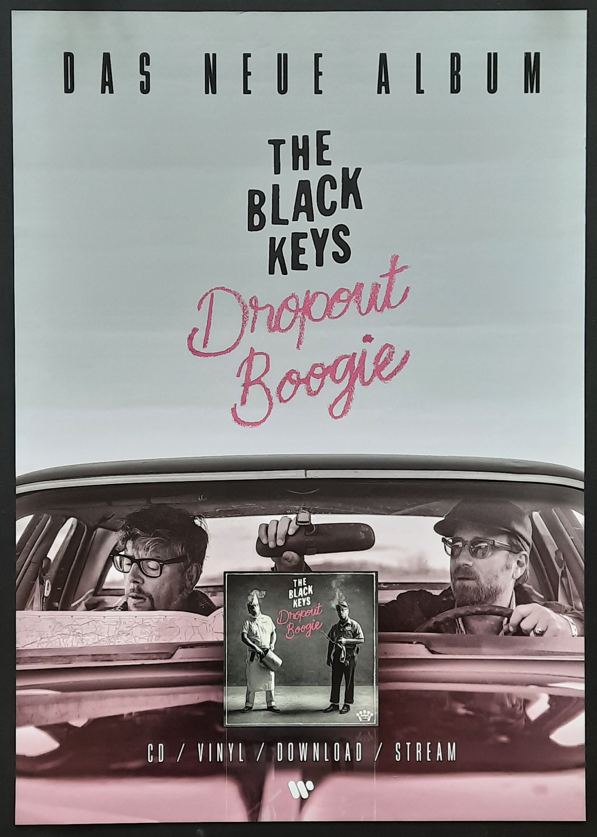 BLACK KEYS Original Promotion Poster - 2022 Album DROPOUT BOOGIE 1