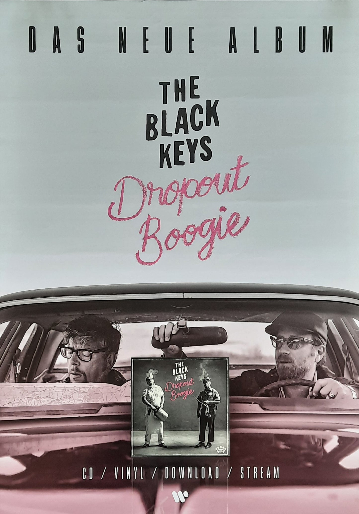 BLACK KEYS Original Promotion Poster - 2022 Album DROPOUT BOOGIE 1