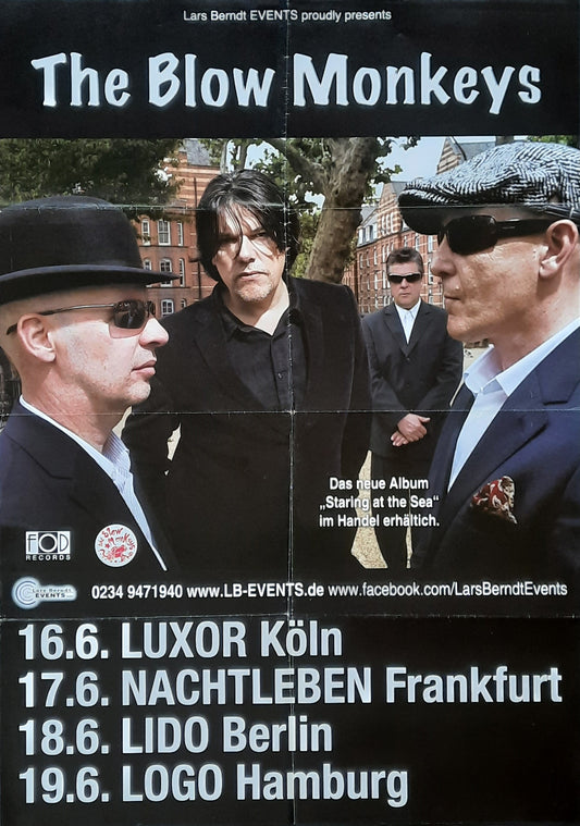 BLOW MONKEYS Original Concert Poster 2011 Germany