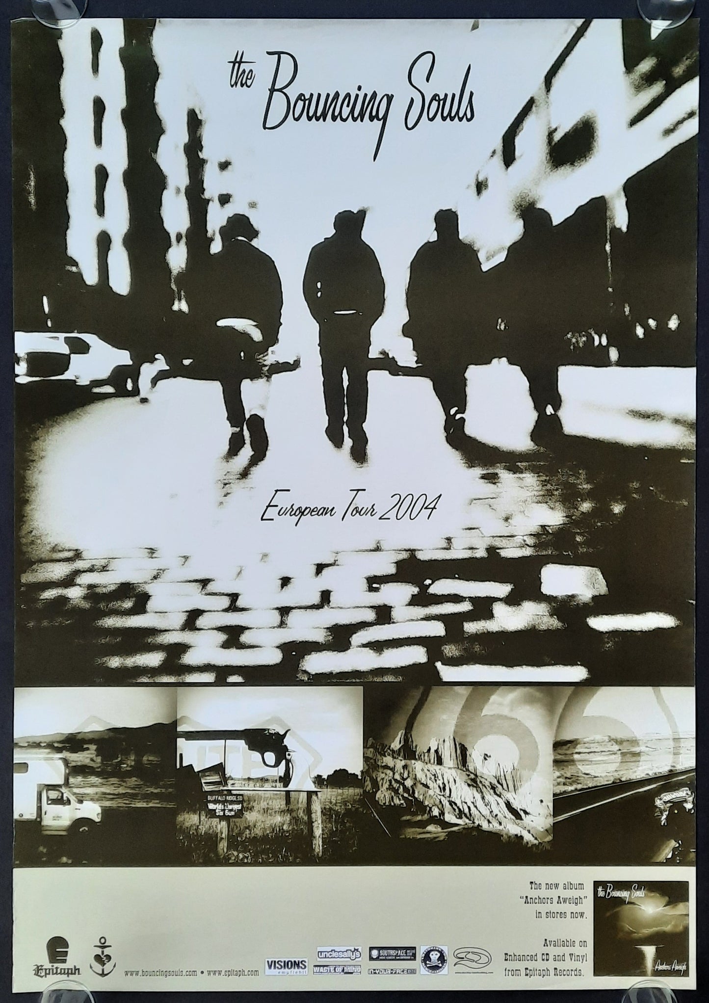 BOUNCING SOULS Original Concert Poster 2004 European Tour 1