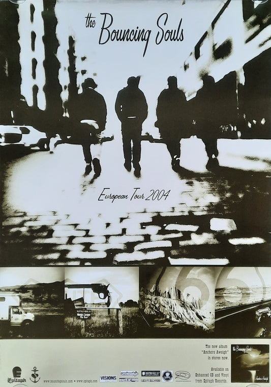 BOUNCING SOULS Original Concert Poster 2004 European Tour 1