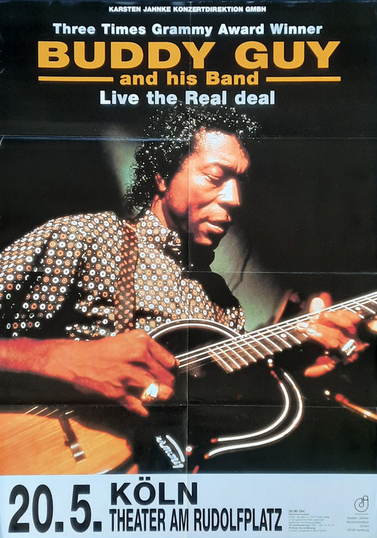 BUDDY GUY Original Concert Poster May 5, 1996 Cologne Germany 1