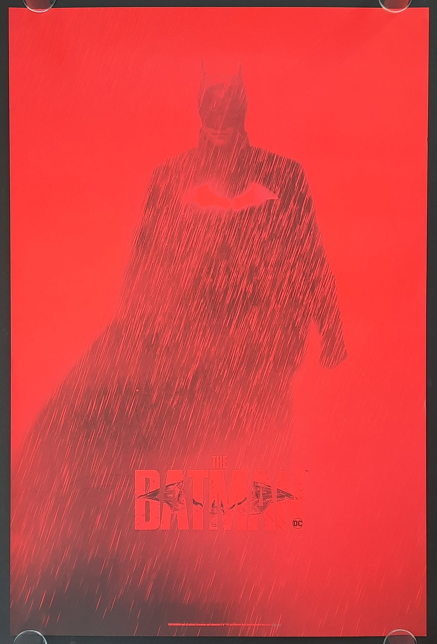 BATMAN Movie 2022 Teaser Rare Screenprint by Bottleneck Gallery 24x36 limited Edition 338/350