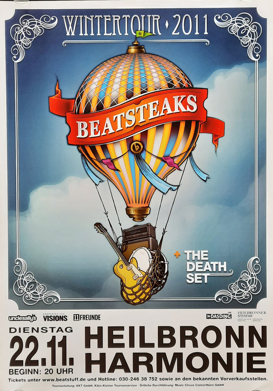 BEATSTICKS 2011 Concert Poster Nov 22nd Heilbronn Germany