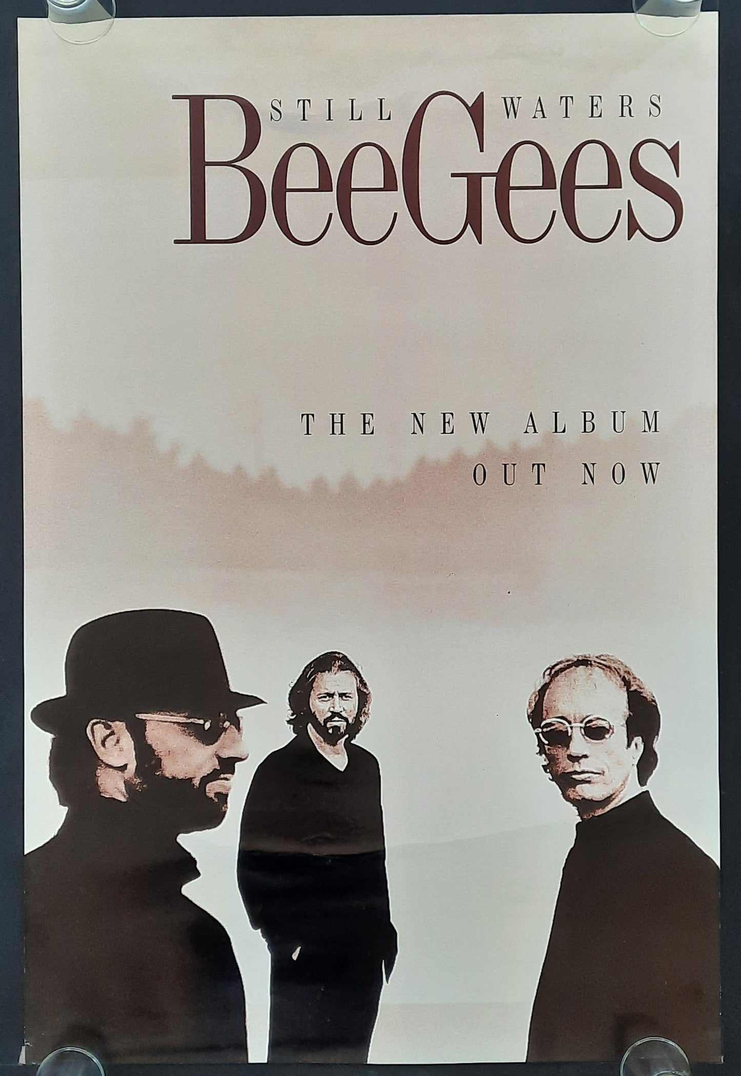 BEE GEES 1997 Promotion Poster Album "Still Waters" 1st print