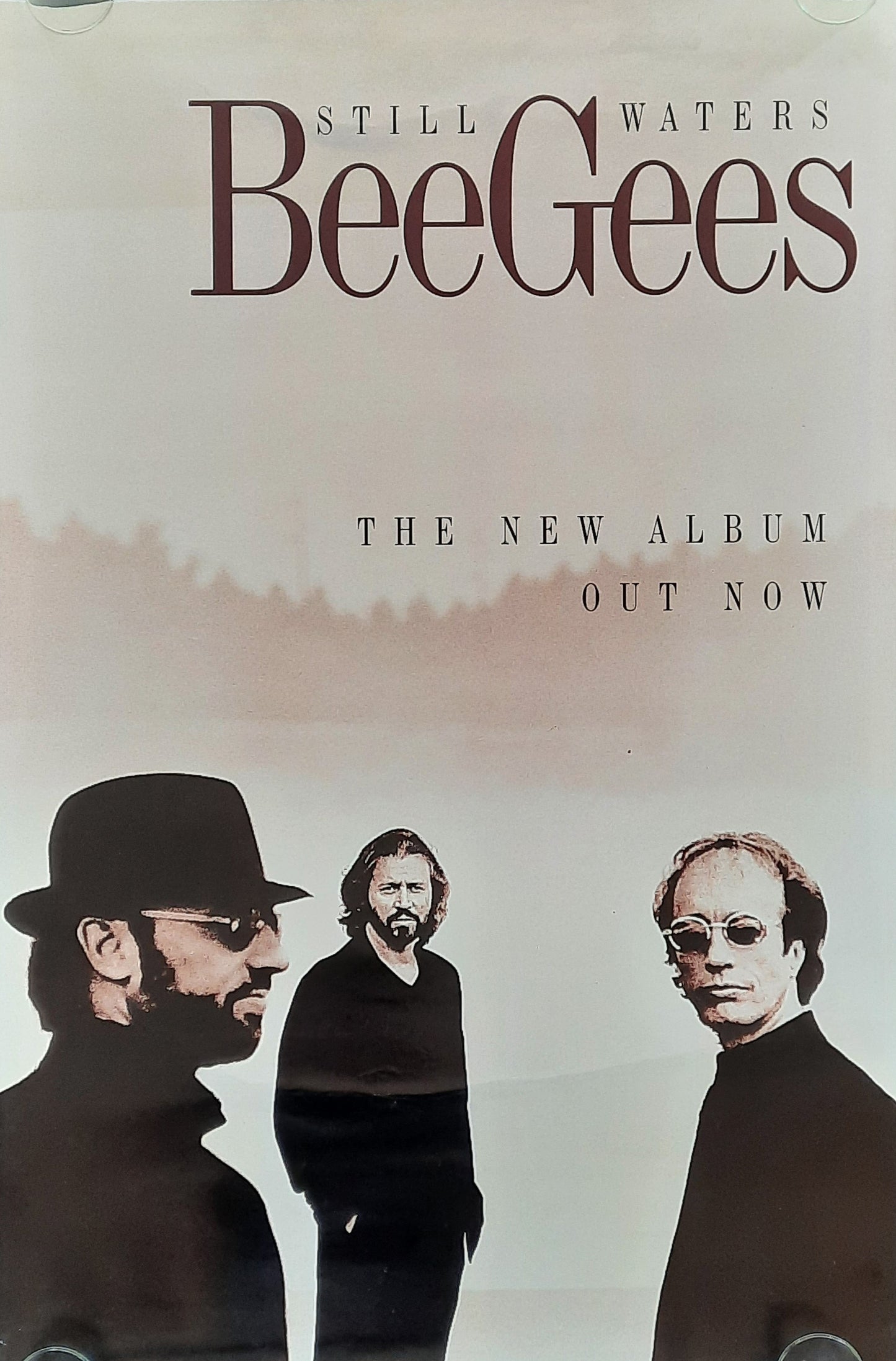 BEE GEES 1997 Promotion Poster Album "Still Waters" 1st print