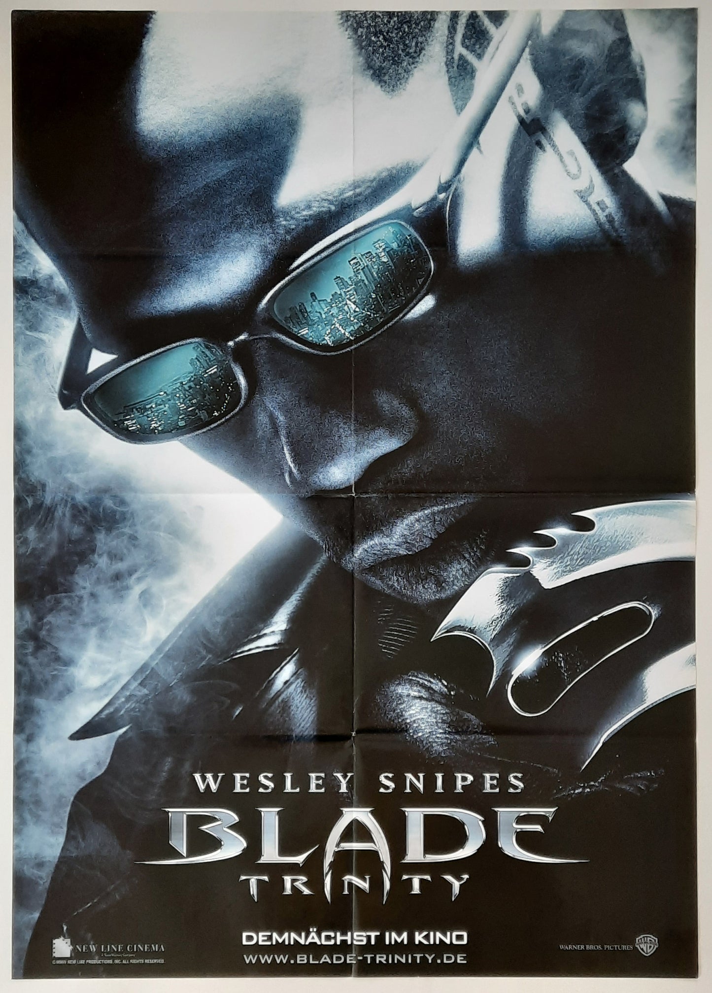 BLADE - Trinity Original Movie Poster 2004 Wesley Snipes German 1-Sheet