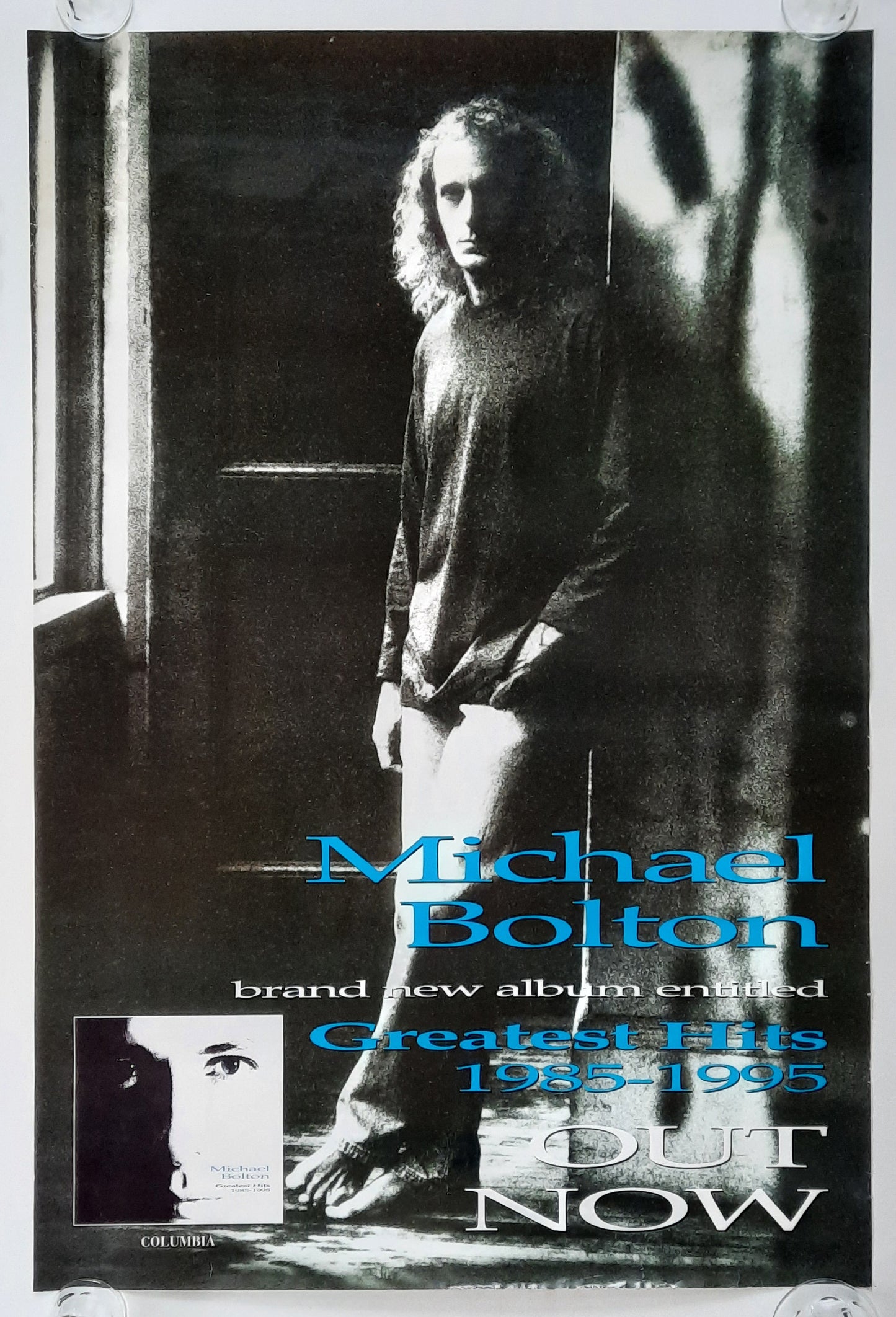 MICHAEL BOLTON 1995 Best Of Album Promo Poster 1st print