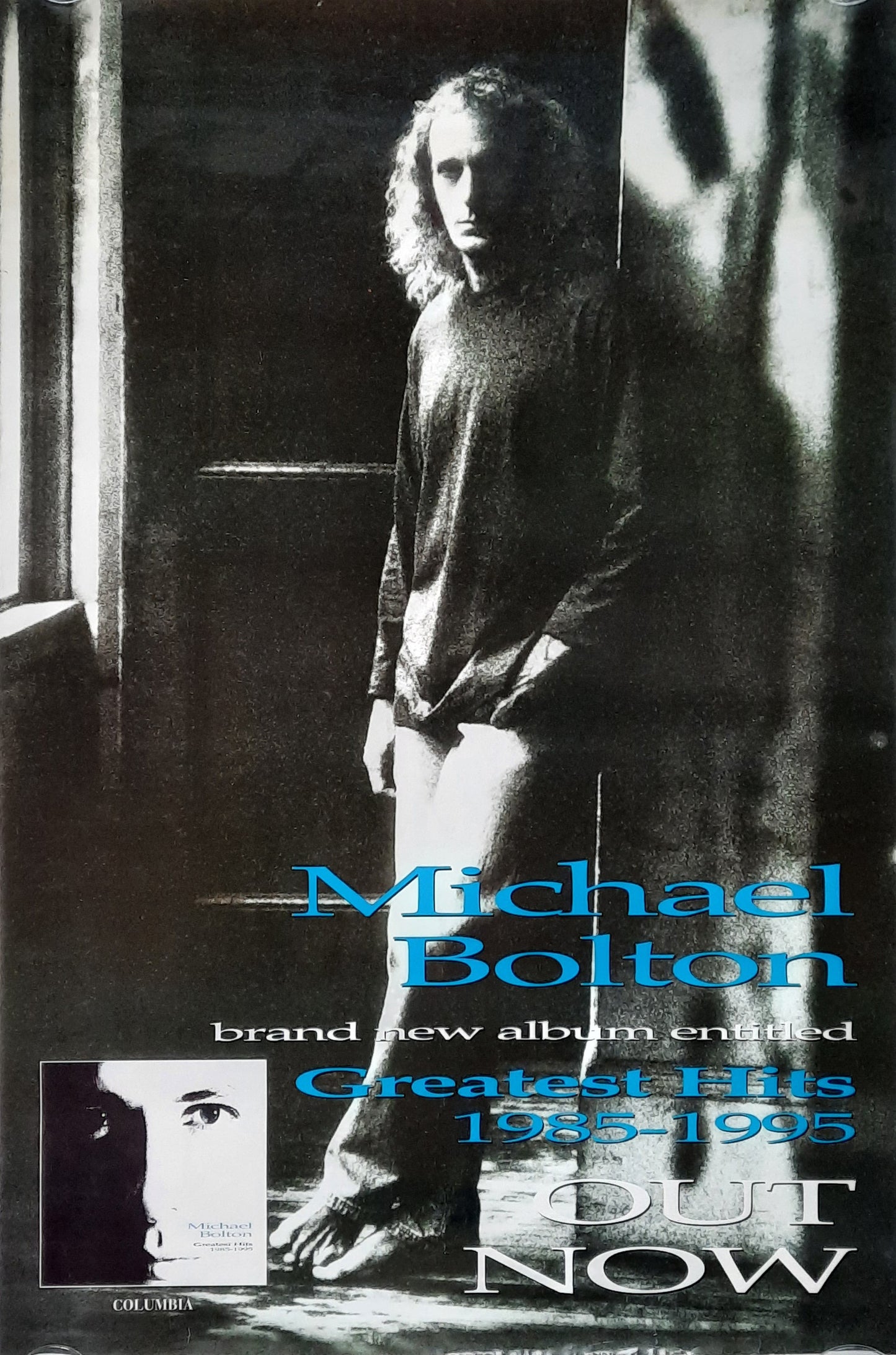 MICHAEL BOLTON 1995 Best Of Album Promo Poster 1st print