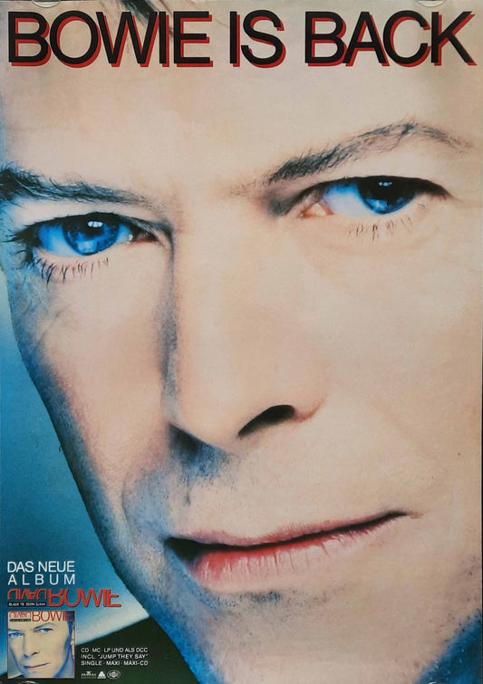 DAVID BOWIE 1993 Promo Poster "Black Tie White Noise" 1st Print! 23 x 33