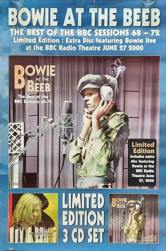 DAVID BOWIE 2002 Promotion Poster Album "At The Beep" 1st print! 20 x 30