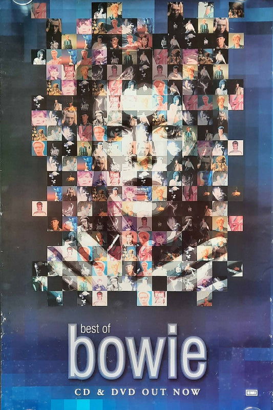 DAVID BOWIE 2002 Promotion Poster Album "Best of" 1st print! RARE!!! 20 x 30