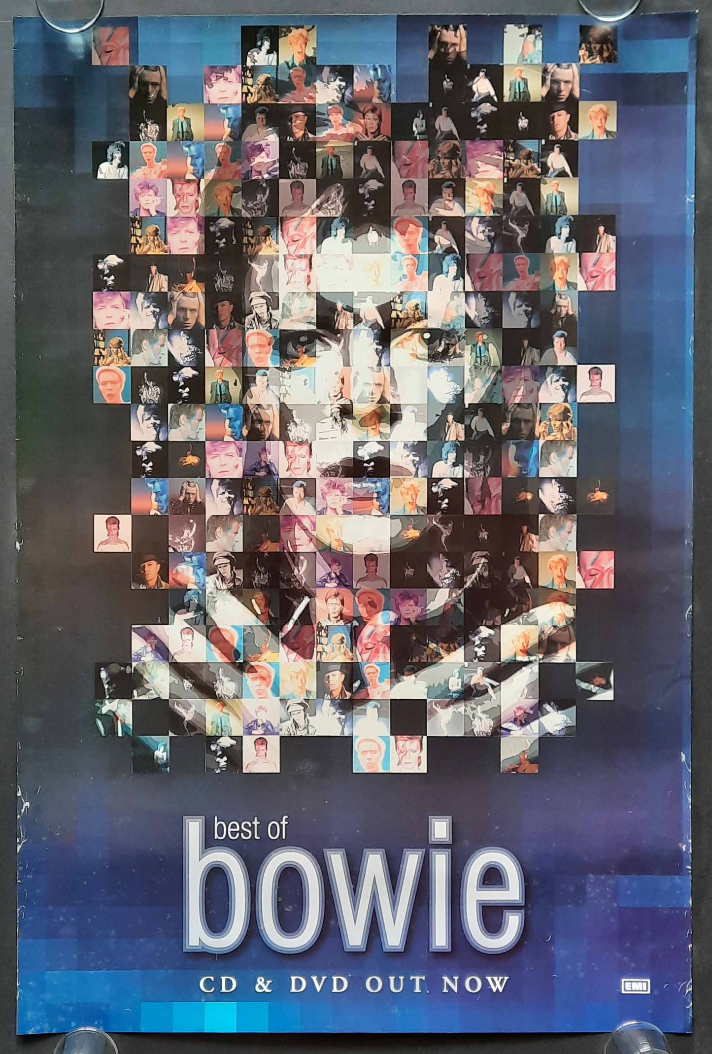 DAVID BOWIE 2002 Promotion Poster Album "Best of" 1st print! RARE!!! 20 x 30