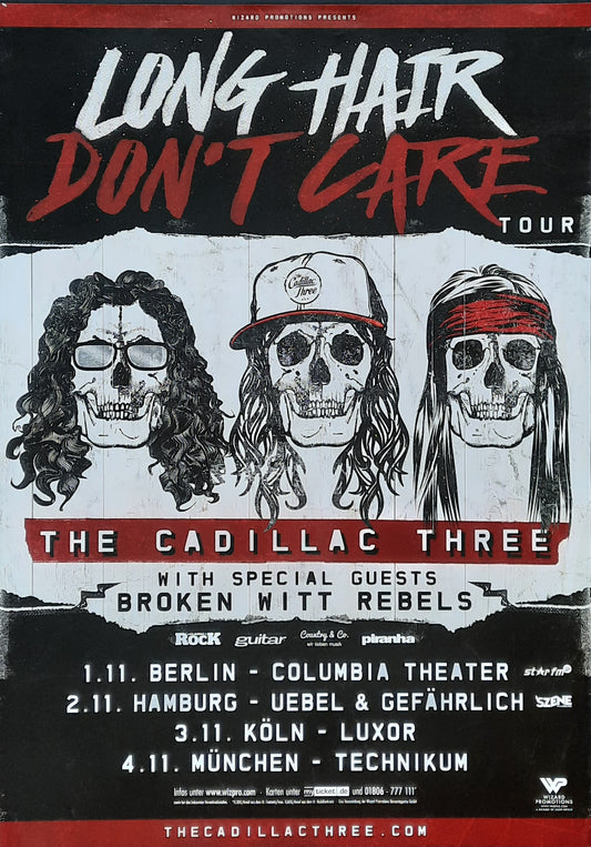 CADILLAC THREE Original Concert Poster 2017 Germany 1