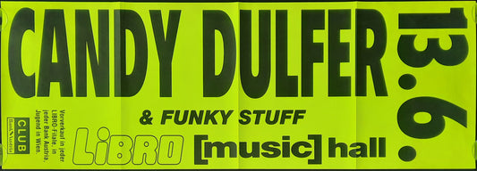 CANDY DULFER Original Concert Poster June 13, 1996 Vienna Austria