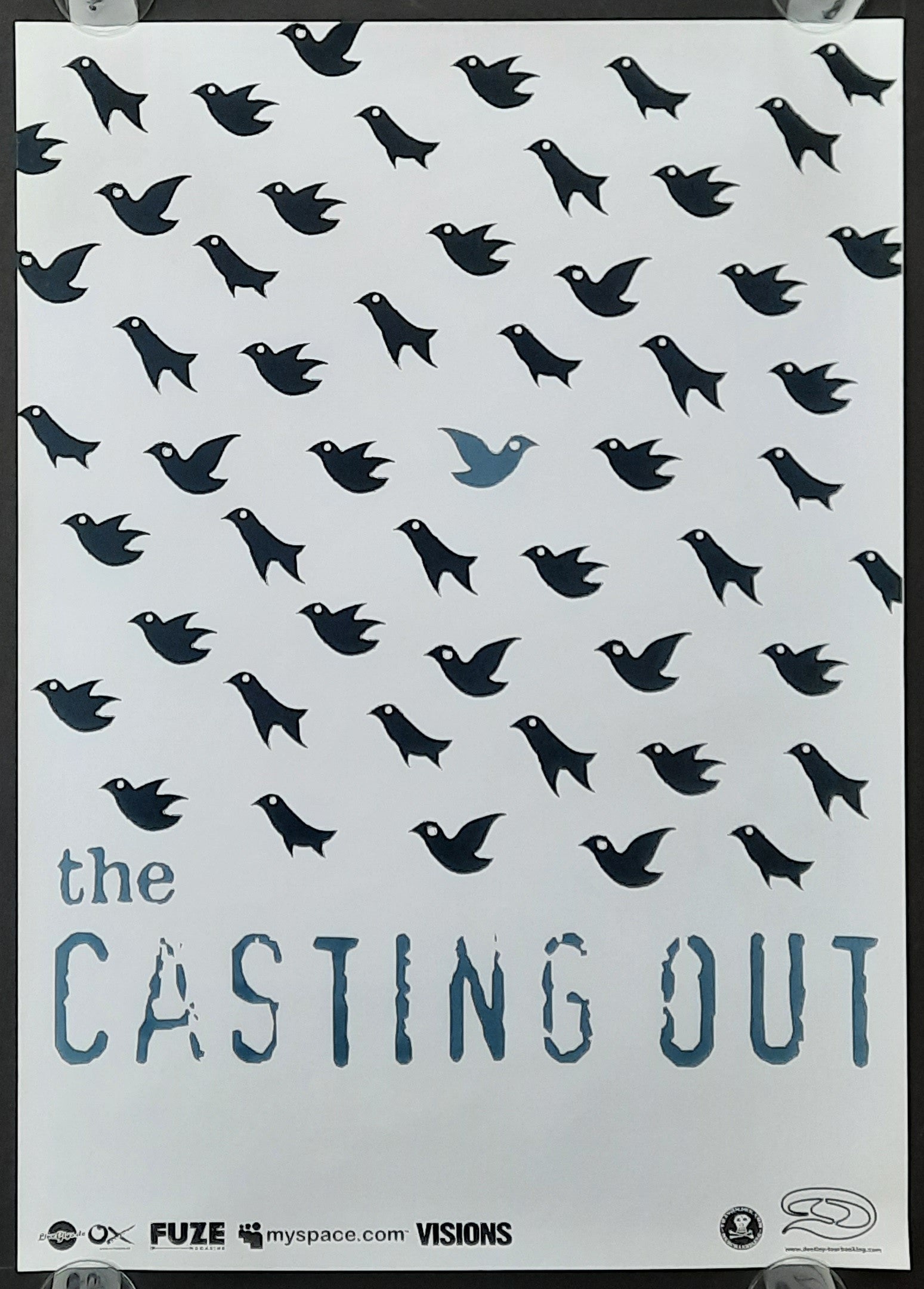 CASTING OUT Original Concert Poster 2007 World Tour 42x59d (3)