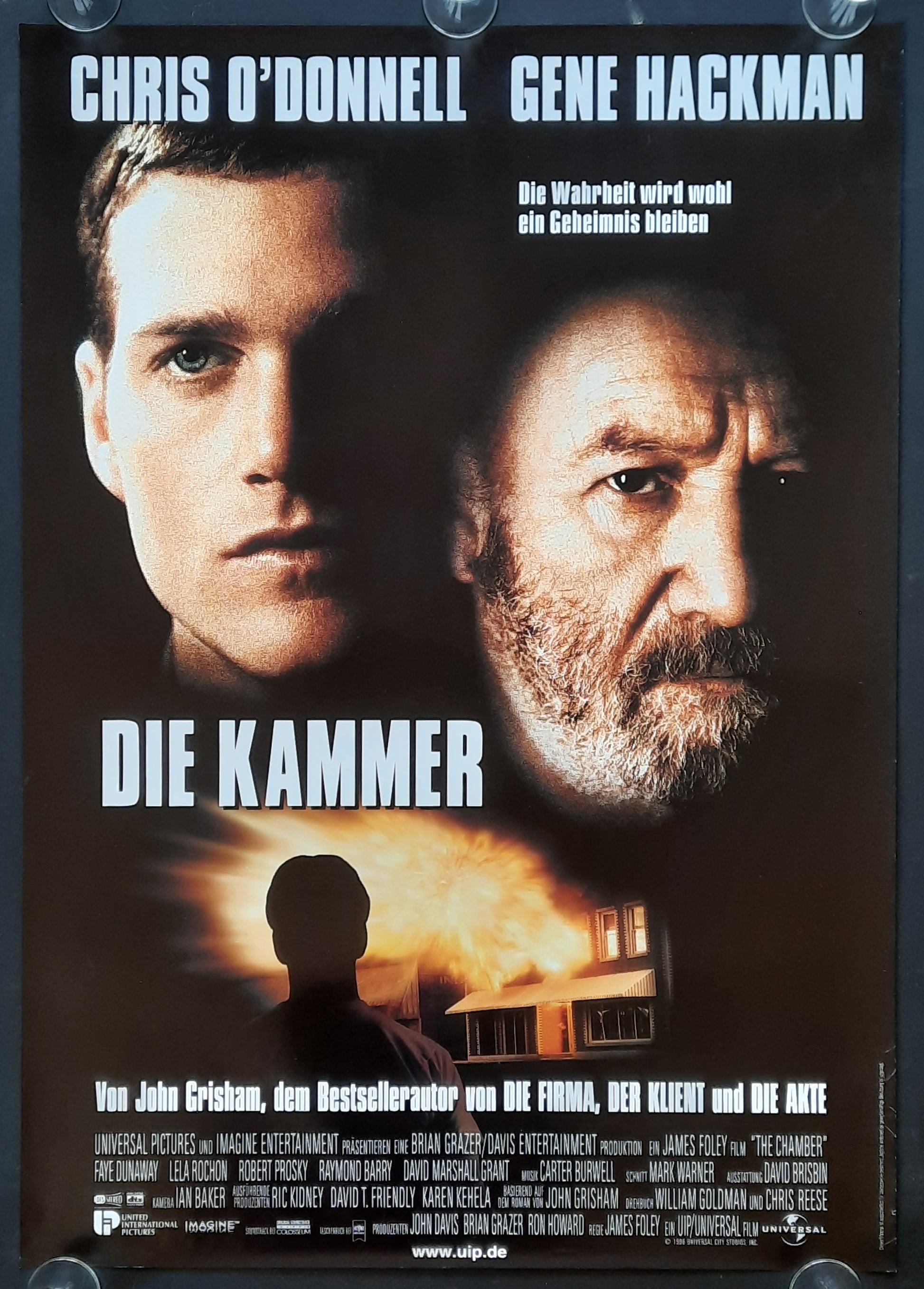 CHAMBER Original Movie Poster 1996 Grisham Hackman  German 1-Sheet ROLLED