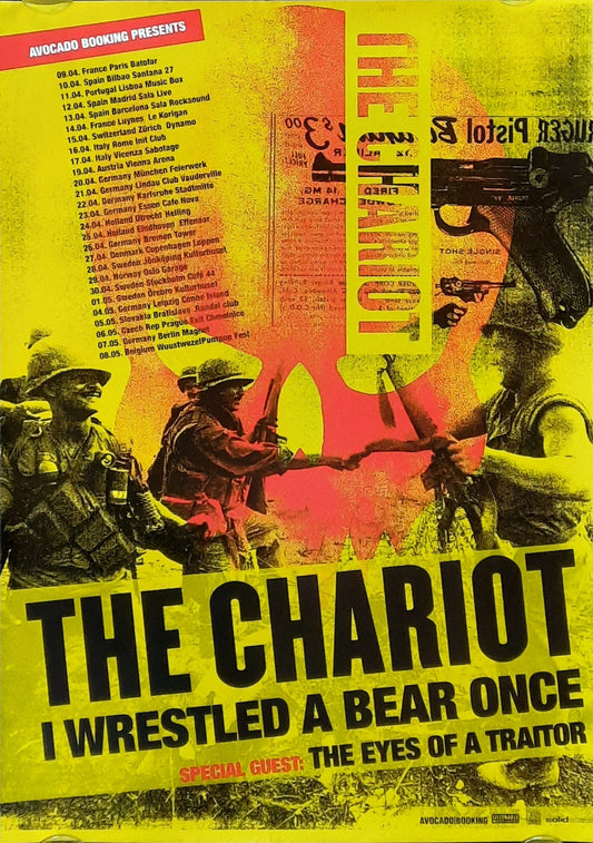 CHARIOT Original Concert Poster 2010 European Tour 42x59 (12)