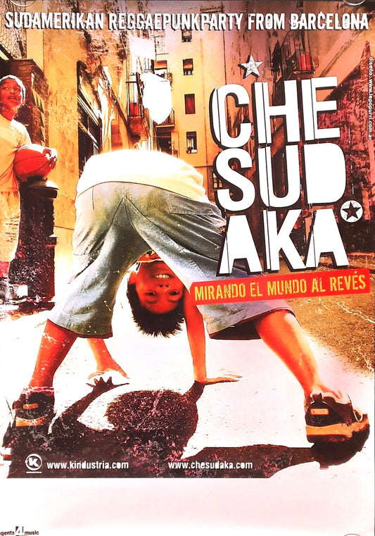 CHE SUDAKA Original Concert Poster 2007 European Tour
