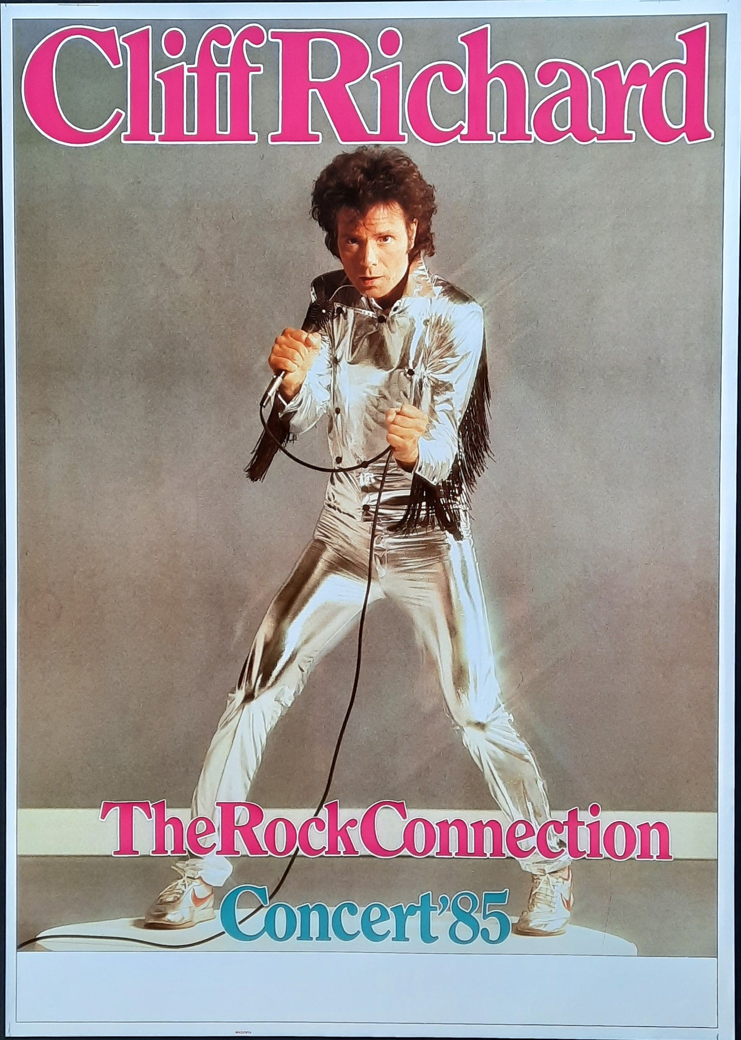 CLIFF RICHARD Original Concert Poster . 1985 Tour Germany