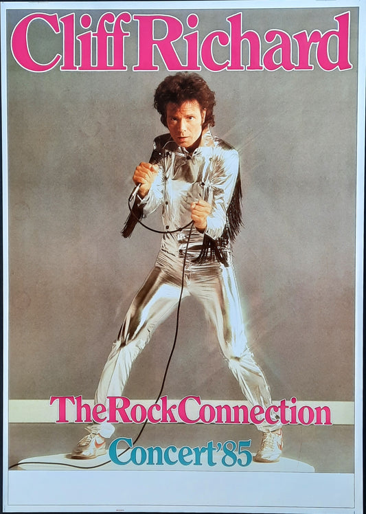 CLIFF RICHARD Original Concert Poster . 1985 Tour Germany
