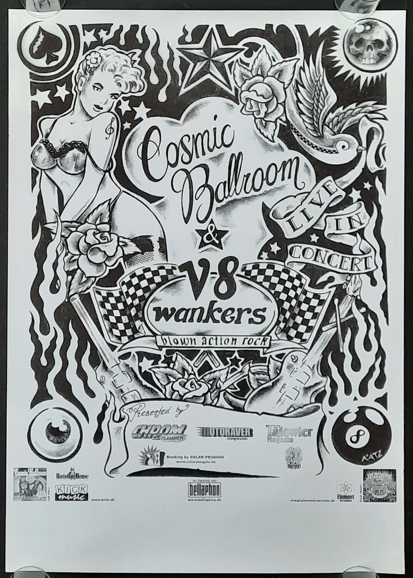 COSMIC BALLROOM Original Concert Poster 2001 World Tour 42x59d (17)