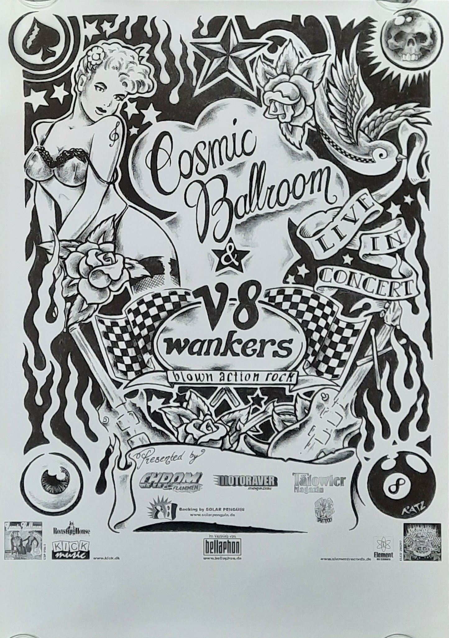 COSMIC BALLROOM Original Concert Poster 2001 World Tour 42x59d (17)