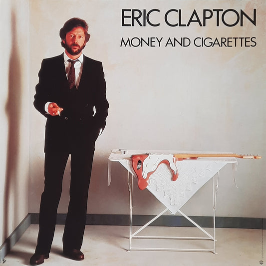 ERIC CLAPTON 1983 Promotion Poster Money & Cigarettes