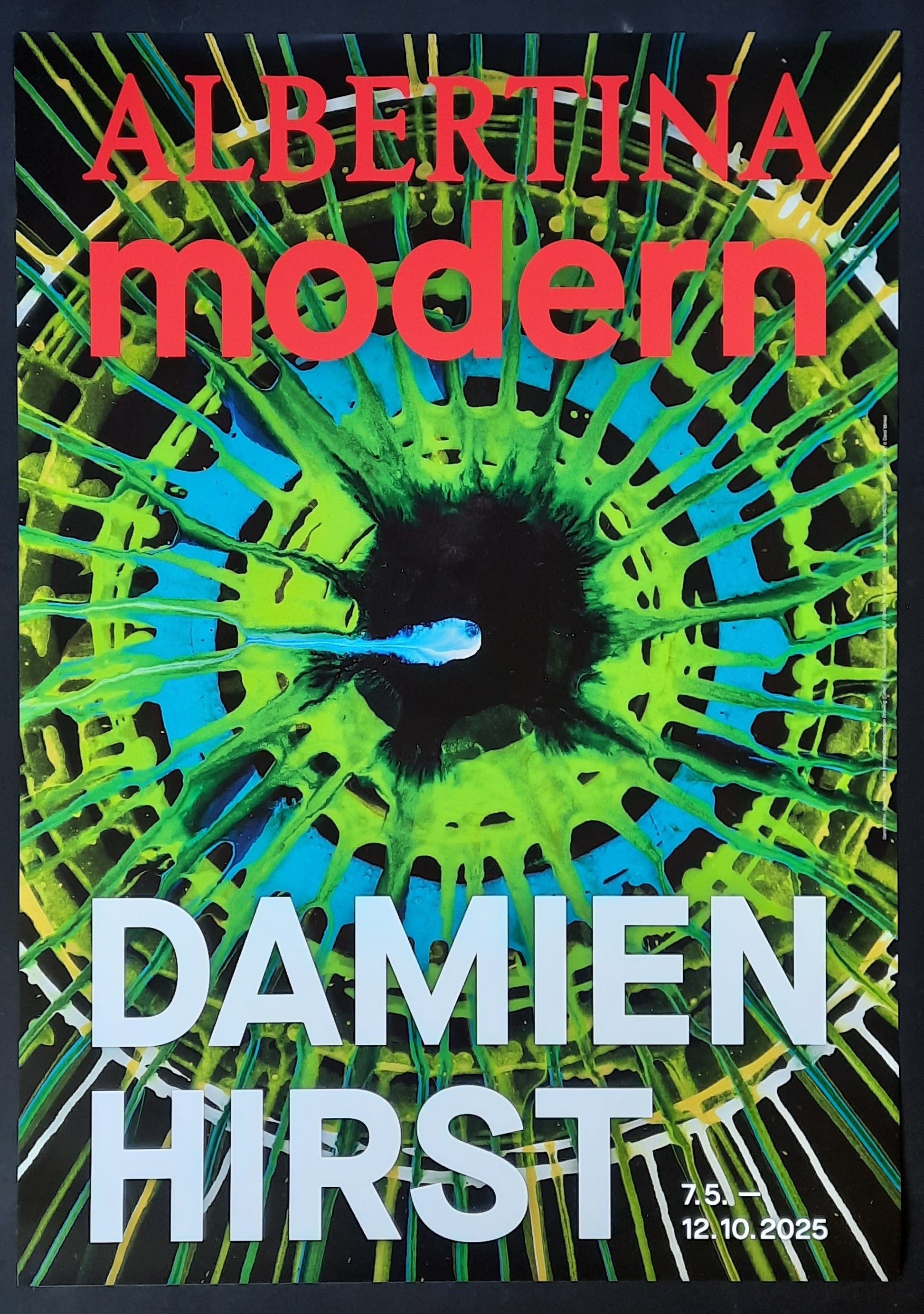 DAMIEN HIRST Original Exhibition Poster 2025 Albertina Vienna Austria I