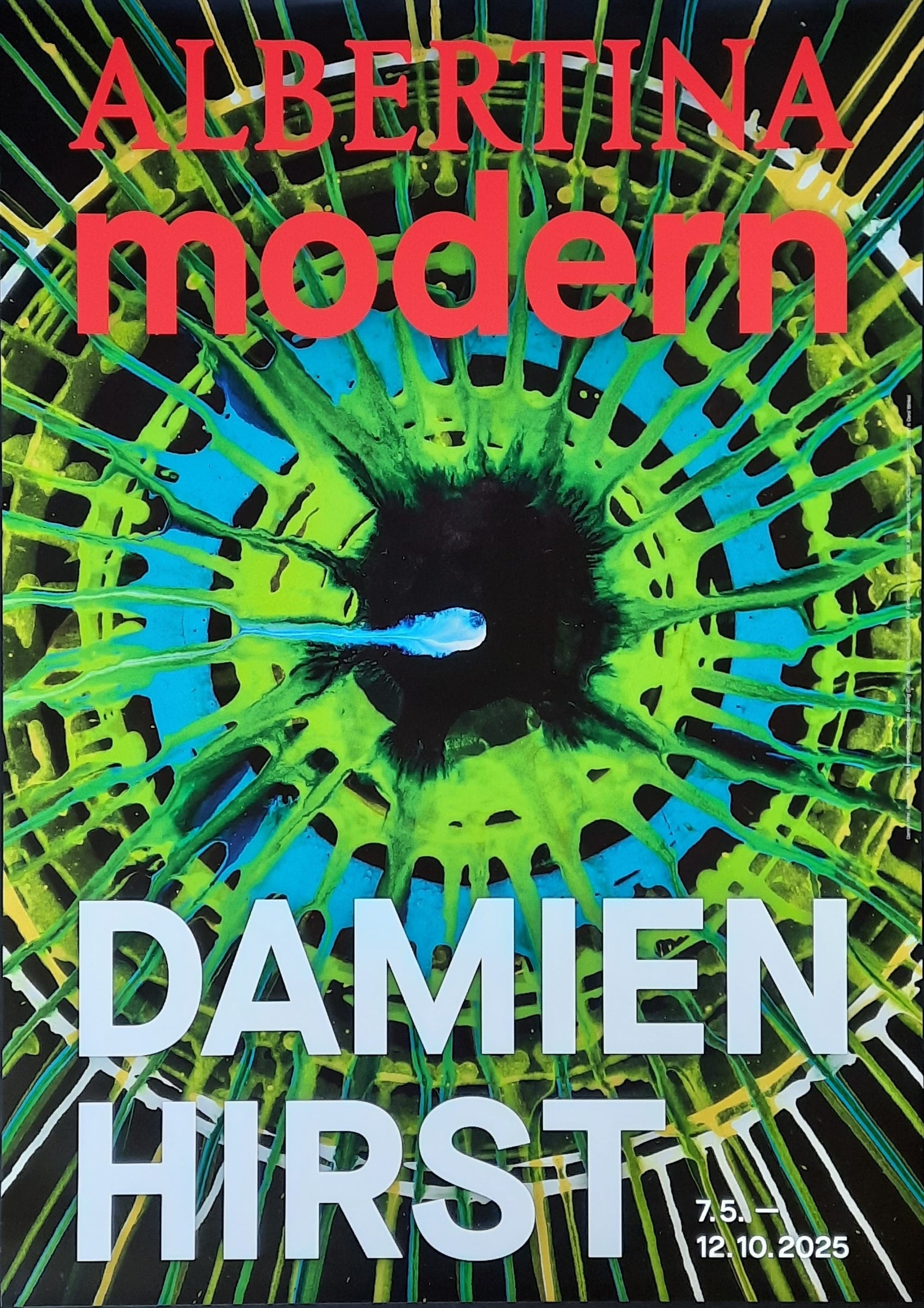 DAMIEN HIRST Original Exhibition Poster 2025 Albertina Vienna Austria I