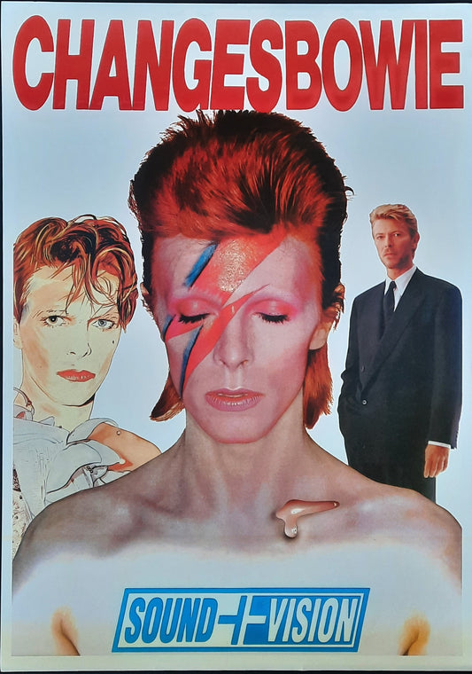 DAVID BOWIE Original Promotion Poster - 1990 Album CHANGESBOWIE 1
