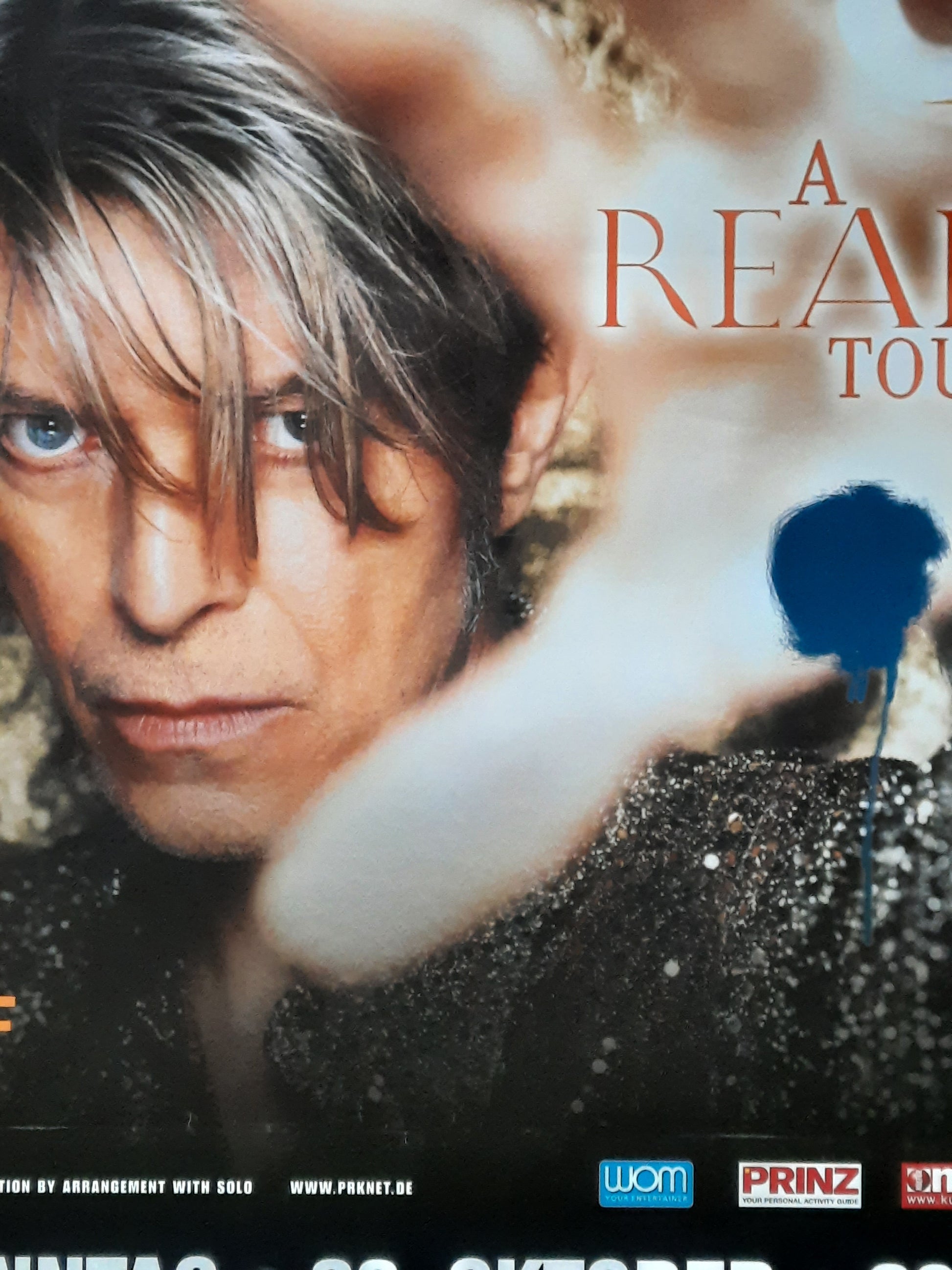 DAVID BOWIE Original Concert Poster October 26, 2003 Stuttgart Germany 2