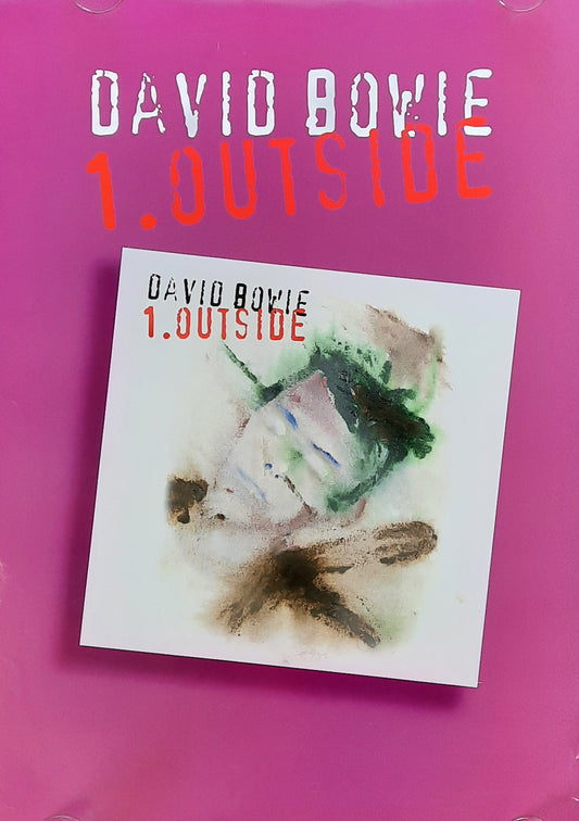 DAVID BOWIE Original Promotion Poster - 1995 Album "1st Outside"