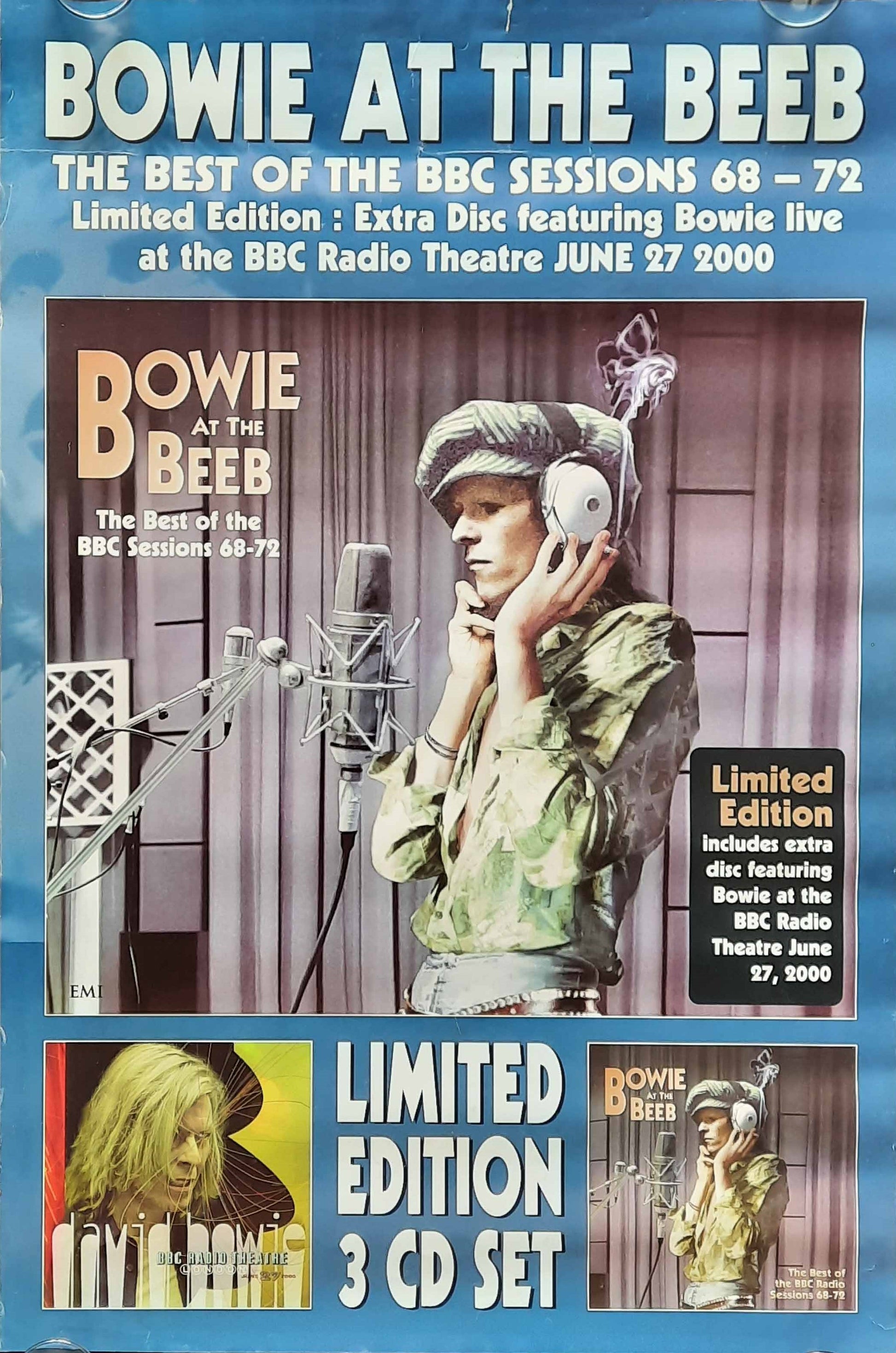 DAVID BOWIE Original Promotion Poster - 2002 Album "At The Beep"