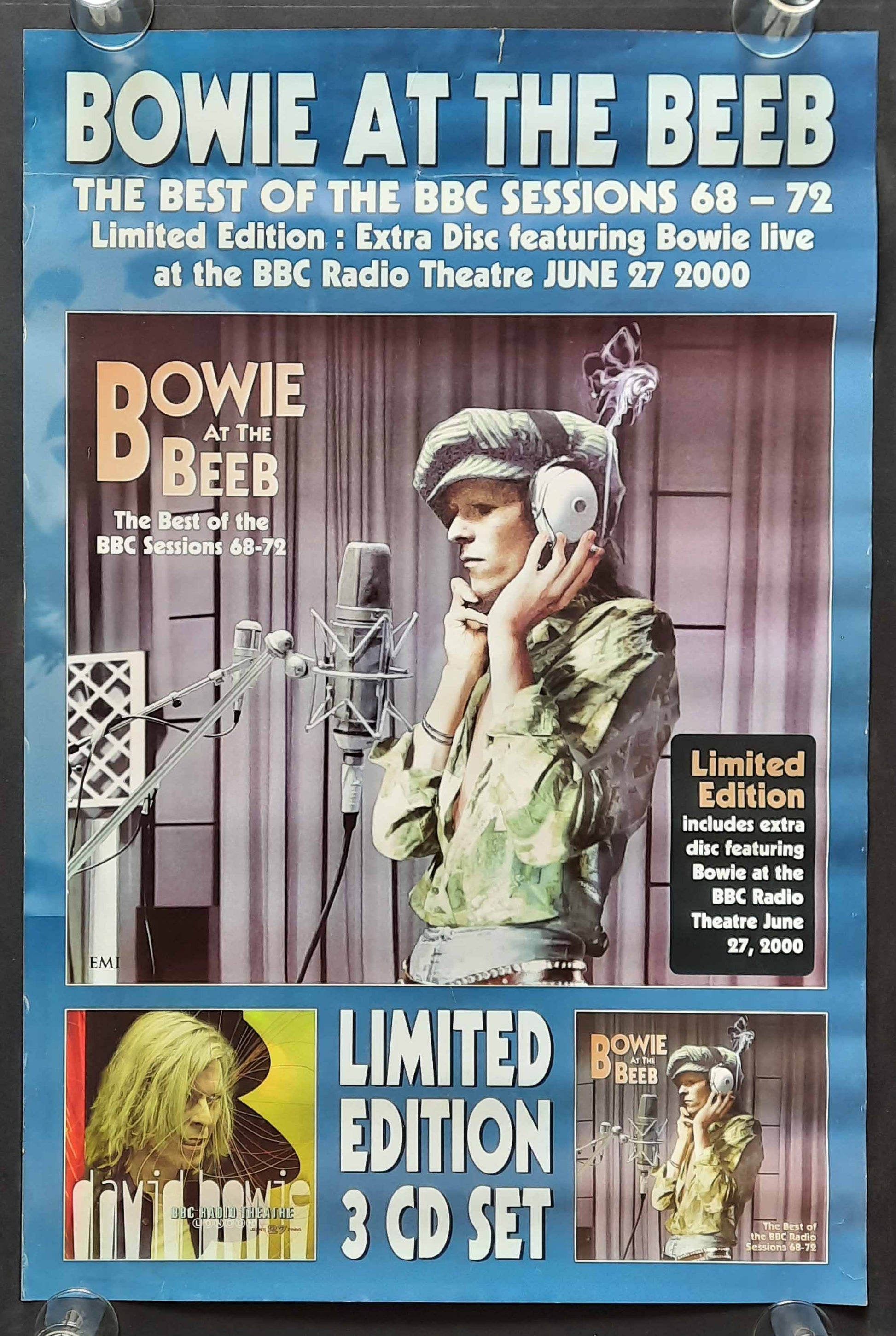 DAVID BOWIE Original Promotion Poster - 2002 Album "At The Beep" 1