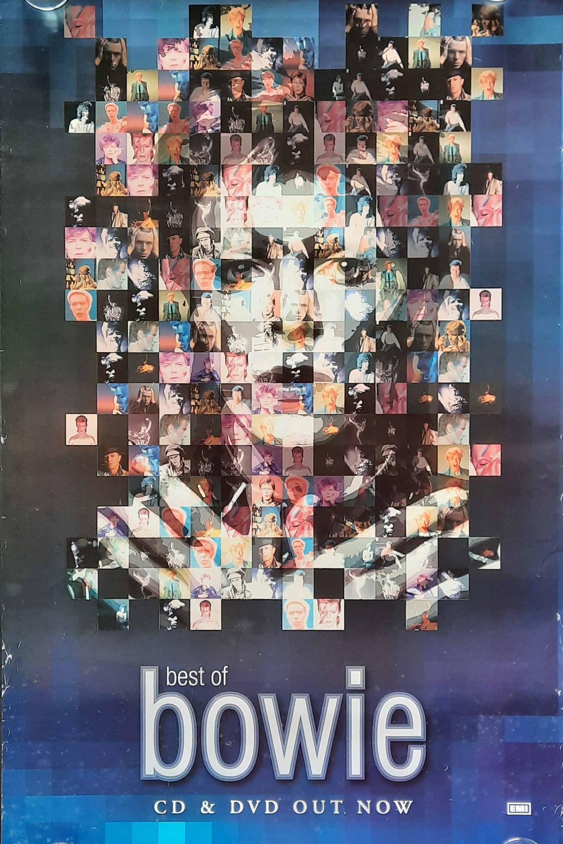 DAVID BOWIE Original Promotion Poster - 2002 Album "Best of"