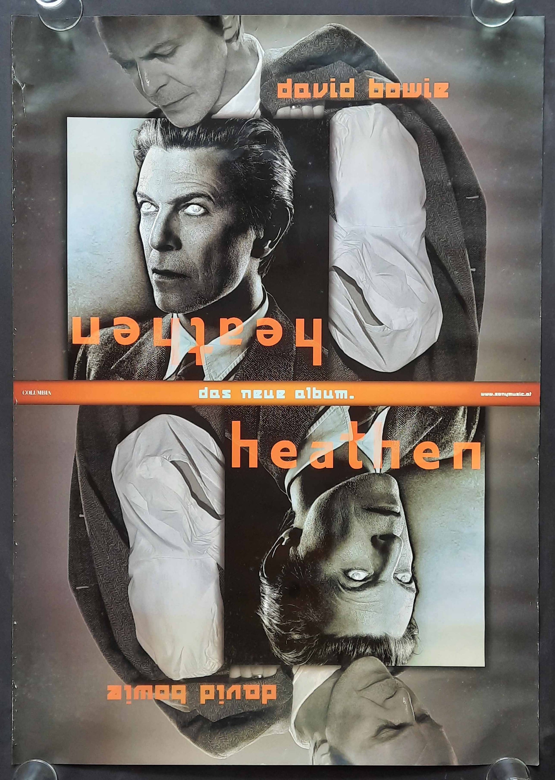 DAVID BOWIE Original Promotion Poster - 2002 Album "Heathen" V2 1