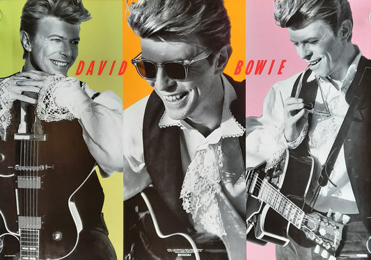 DAVID BOWIE Original Promotion Poster 1980 by HERB RITTS