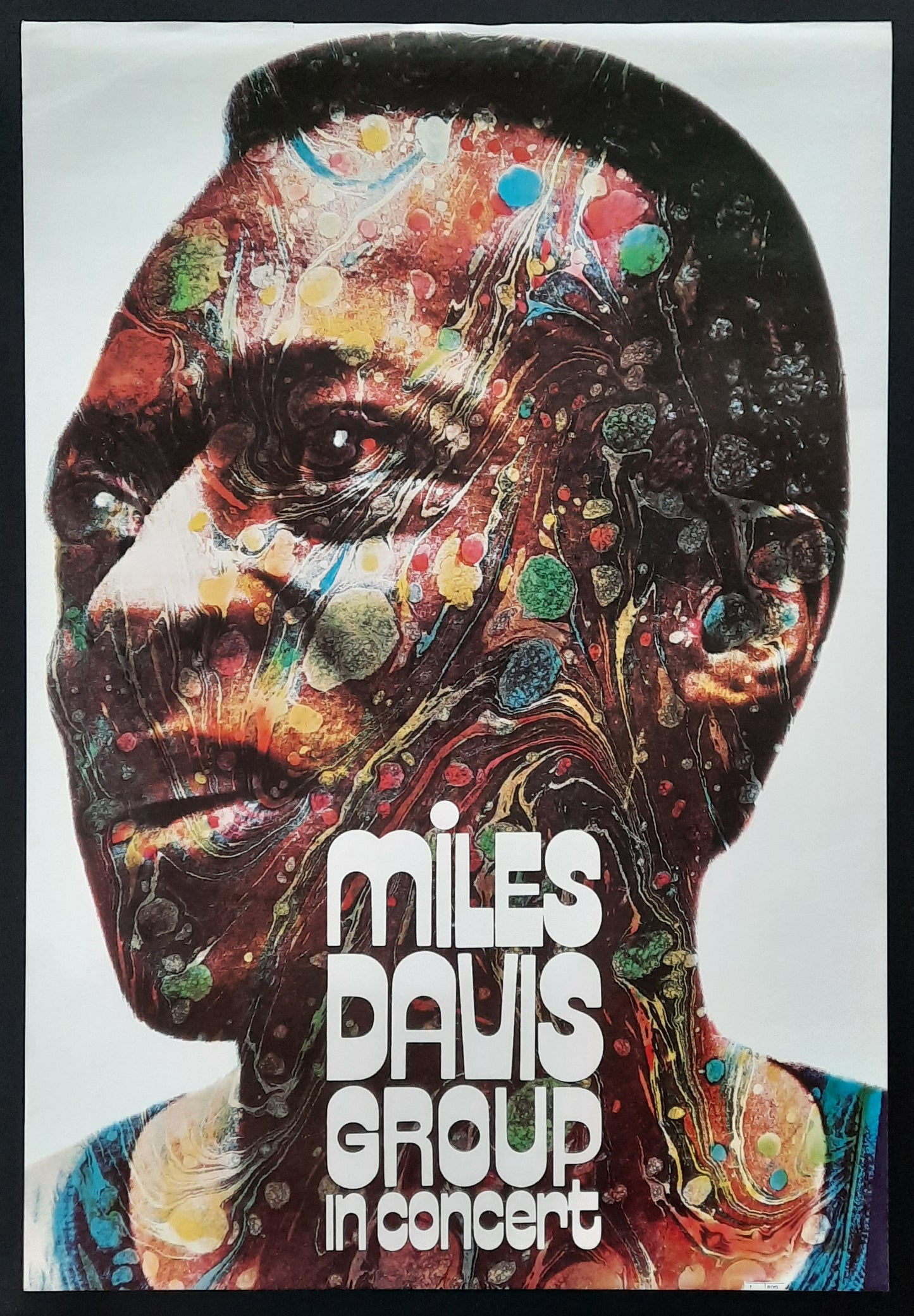 MILES DAVIS 1971 Germany Concert Poster by Kieser 1st Print