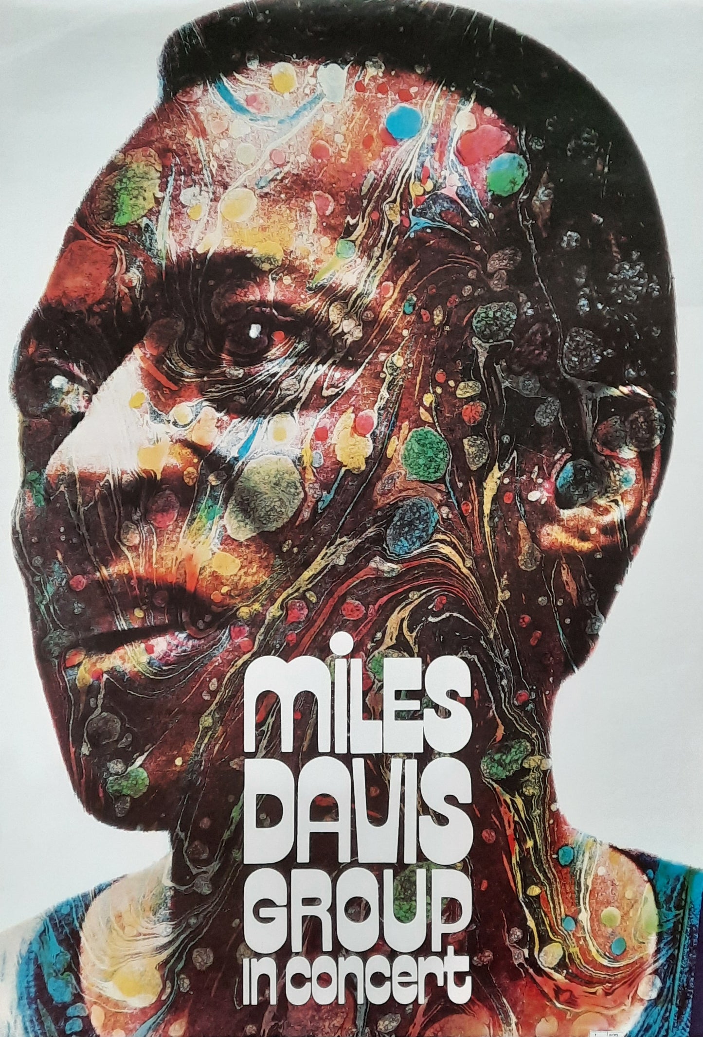 MILES DAVIS 1971 Germany Concert Poster by Kieser 1st Print