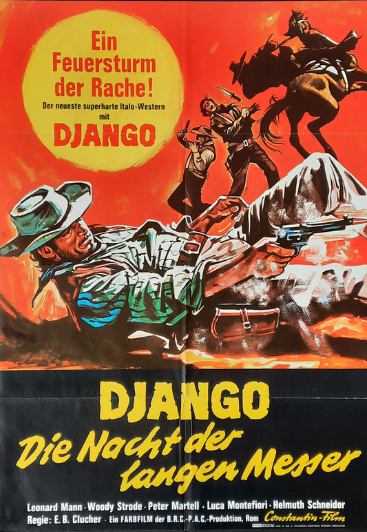 DJANGO - CIAKMULL - L'uomo della vendetta 1970 German 1-Sheet Movie Poster