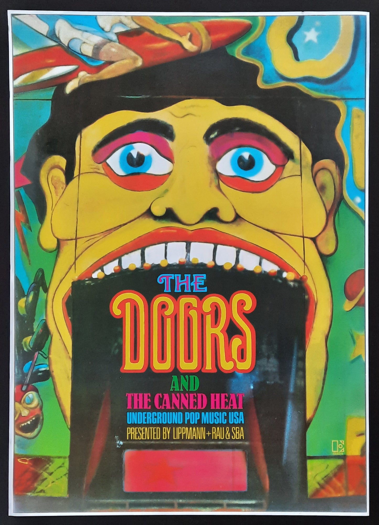 DOORS 1968 Concert Poster Germany by Kieser RP