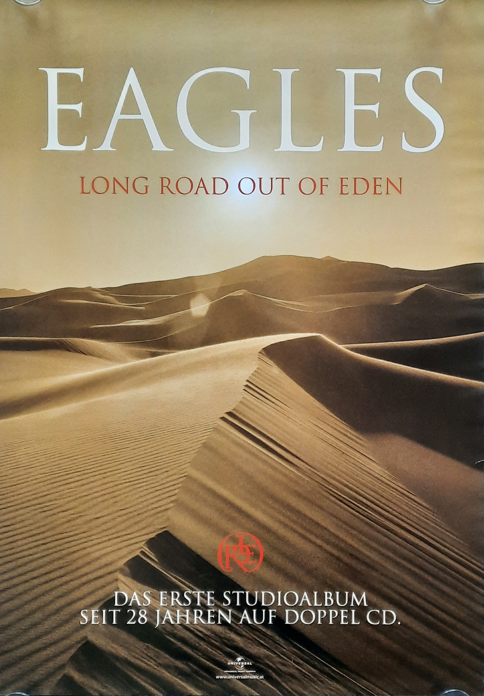 EAGLES Original Promotion Poster Album - 2007 Album "Long Road Out Of Eden"