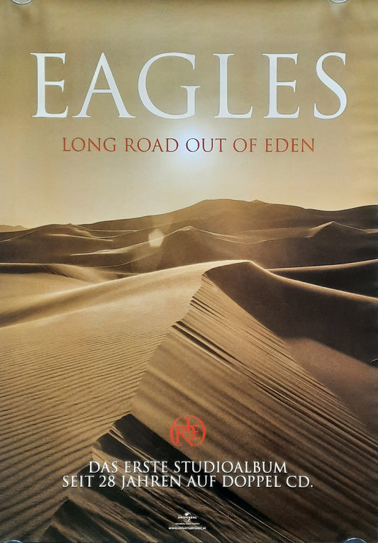 EAGLES Original Promotion Poster Album - 2007 Album "Long Road Out Of Eden"