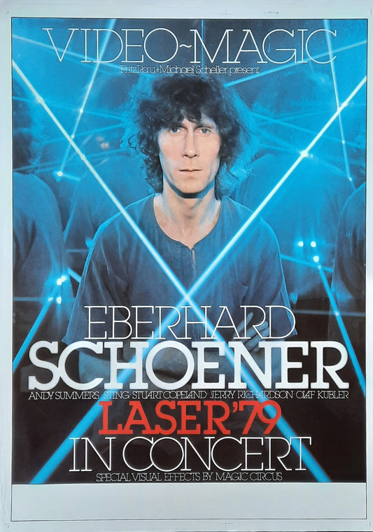EBERHARD SCHOENER Original Concert Poster 1979 (blank) Germany 1