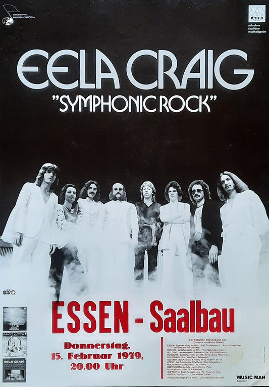 EELA CRAIG Original Concert Poster Feruary 15, 1979 Essen Germany